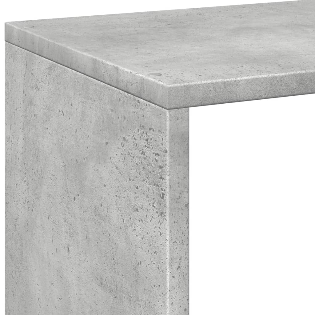 Bücherregal Weiß 137,5x29x137,5 cm Holzwerkstoff