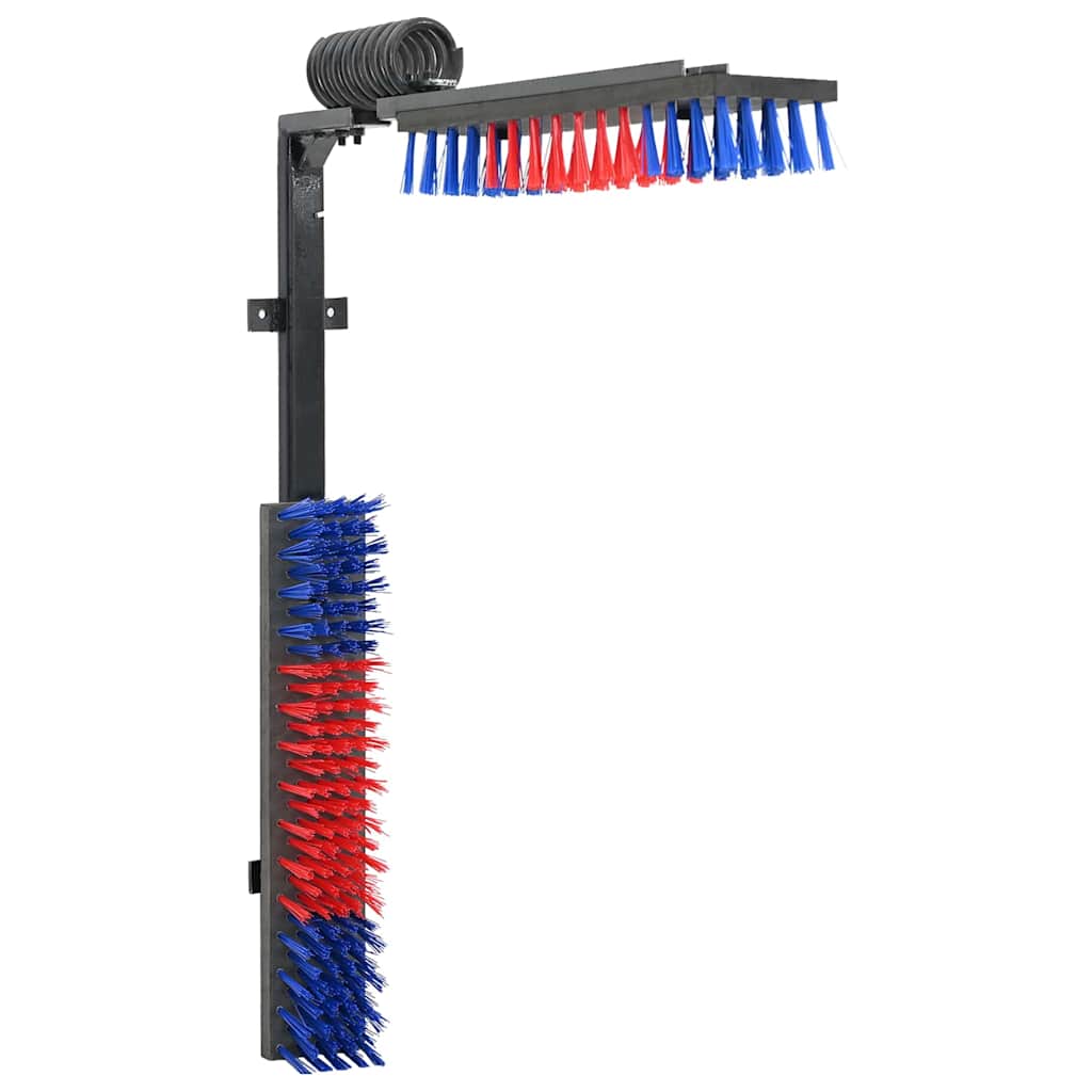 Kühbürste Verstellbar Schwarz und Weiß 84 x 10 x 91 cm PVC