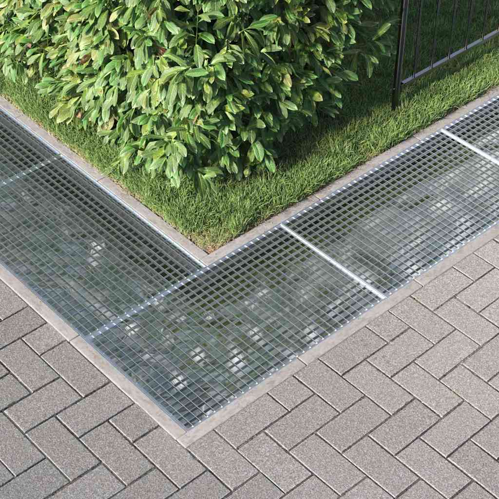 Gitter Silber 50 x 35 x 2 cm Feuerverzinkter Stahl