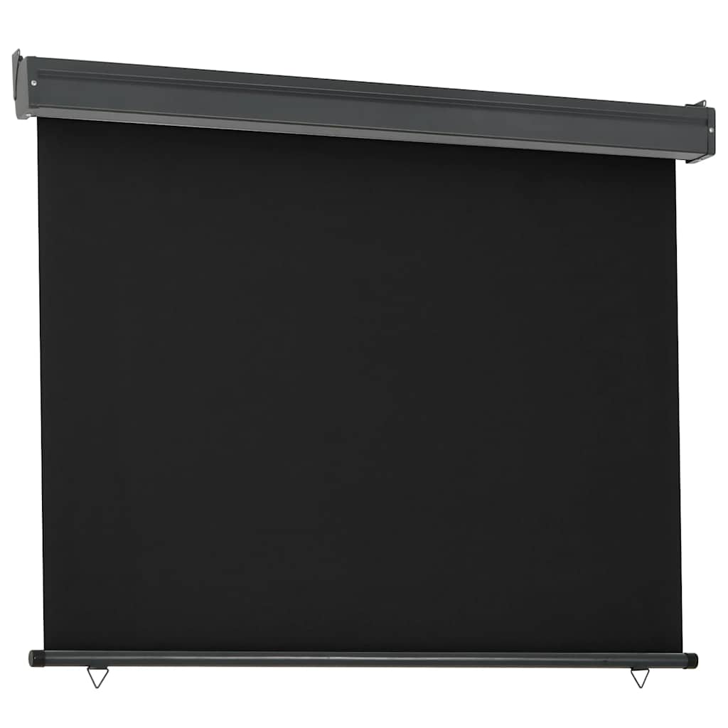 Balkon Seitenmarkise 60 x 250 cm 100% Polyester Eisen Stahl