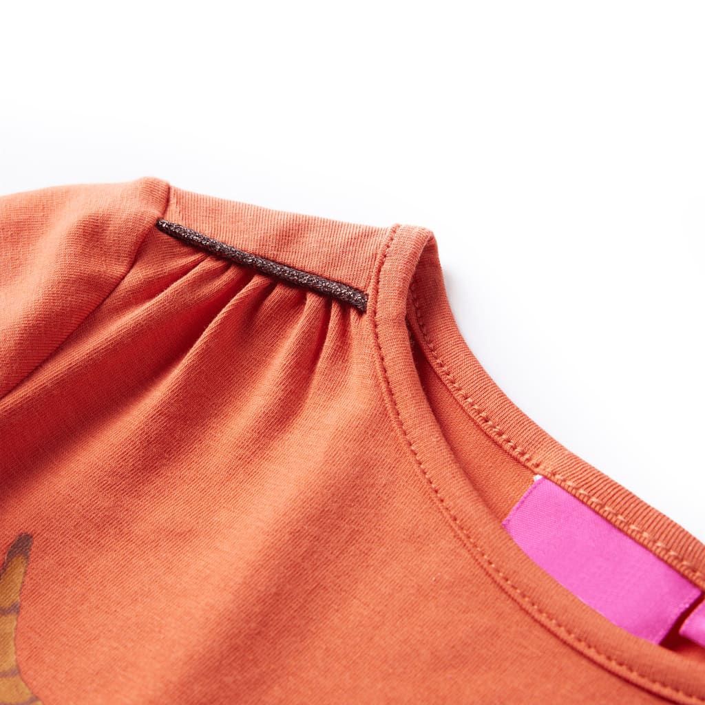 Kinder-Langarmshirt Khaki 116