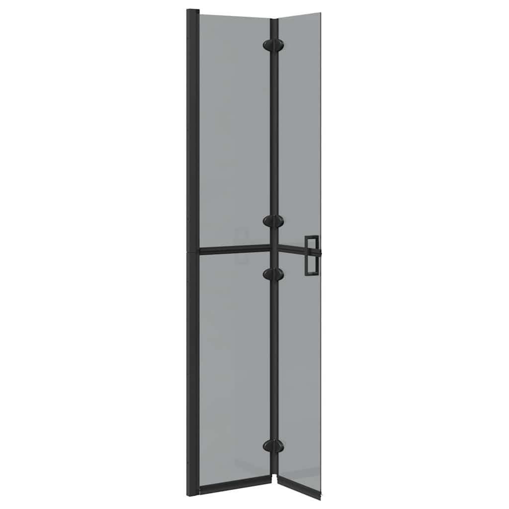 Faltbare begehbare Duschwand Transparentes ESG Glas 70x190 cm