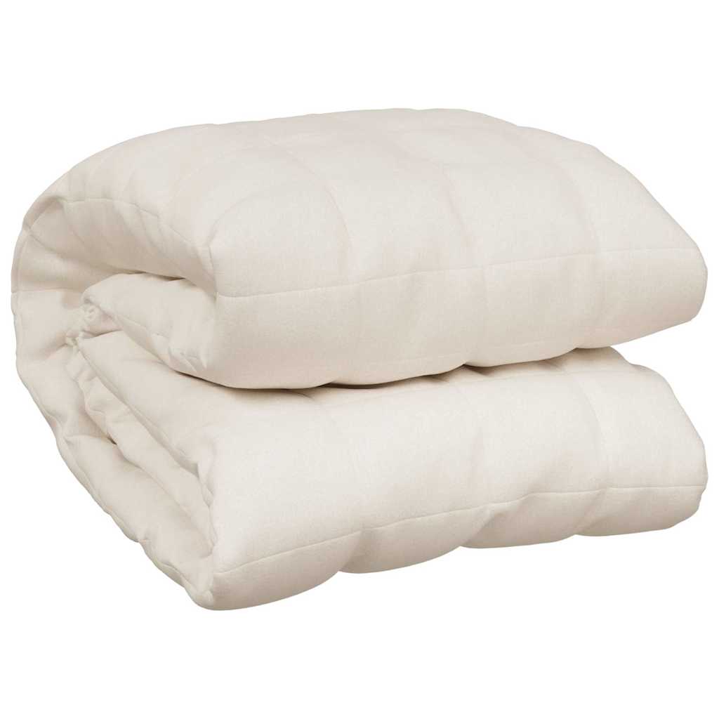 Gewichtsdecke Grau 122x183 cm 5 kg Stoff