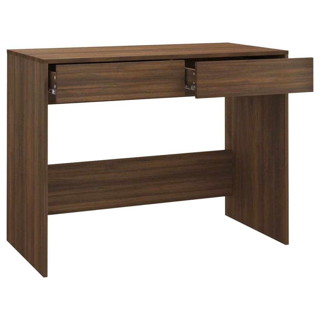 Schreibtisch Weiß 101x50x76,5 cm Holzwerkstoff