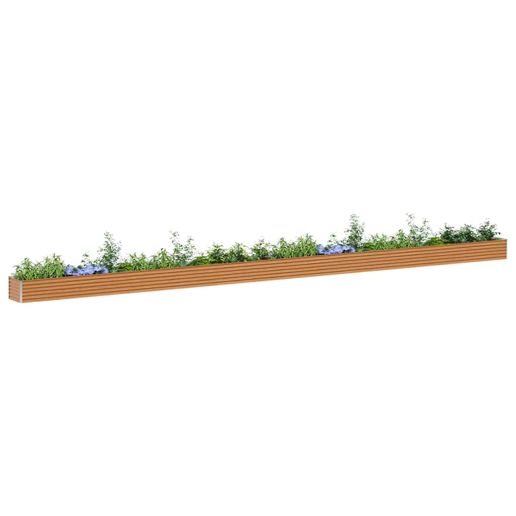Garten-Hochbeet 100 x 50 x 36 cm Cortenstahl