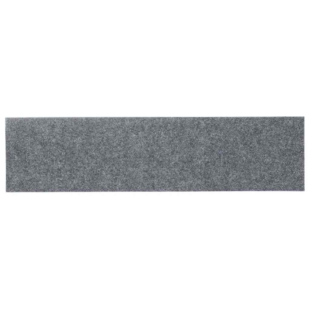 Stufenmatten Selbstklebend 15 Stk. 60x25 cm Hellbraun Rechteckig