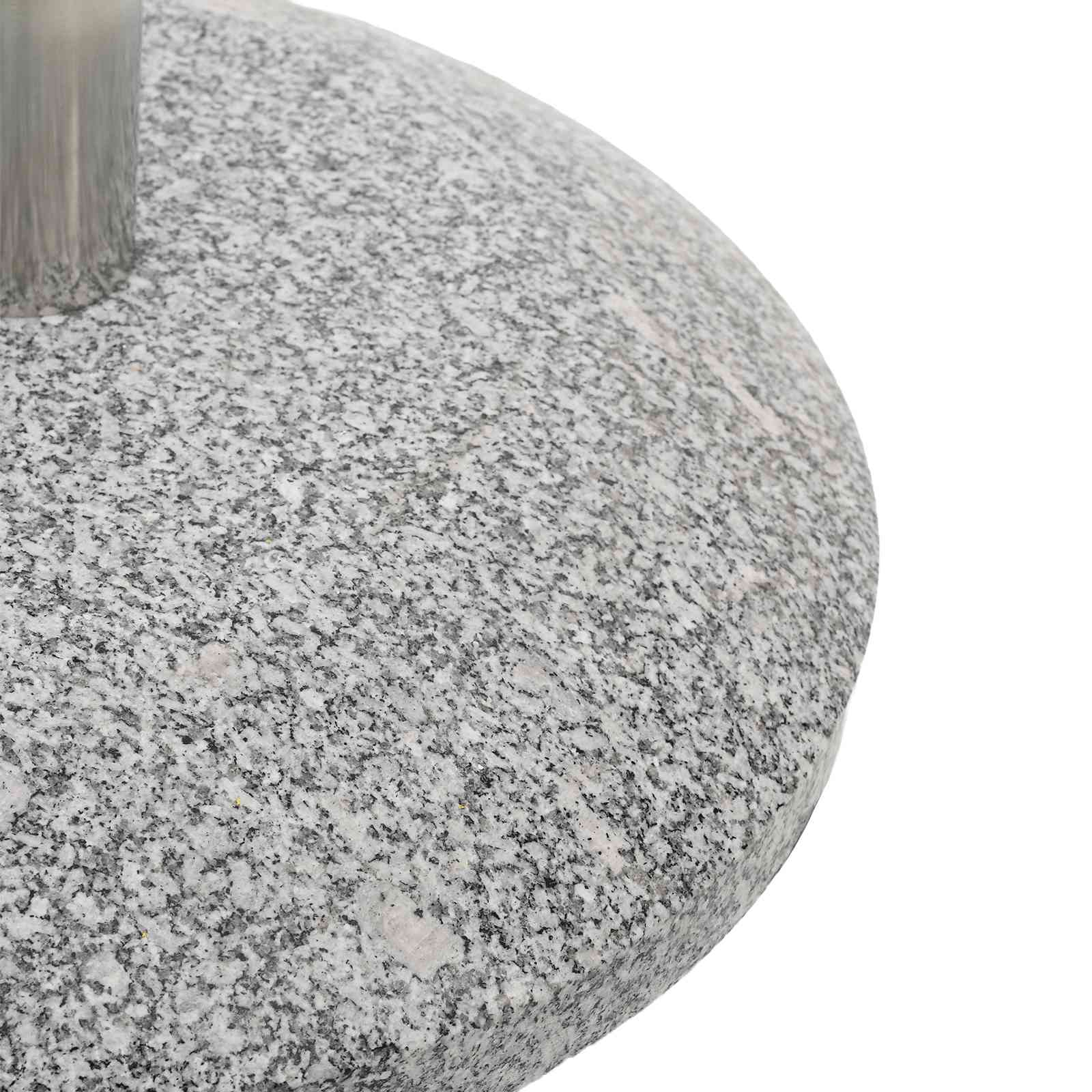 Parasolbasis für 40-50 mm Pole 26.75 kg Schwarz