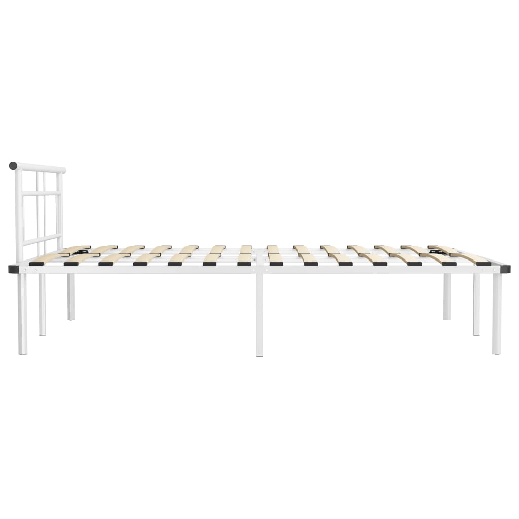 Bettgestell Grau Metall 90x200 cm