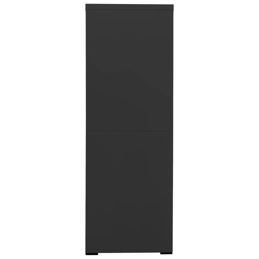 Aktenschrank Weiß 90x46x72,5 cm Stahl