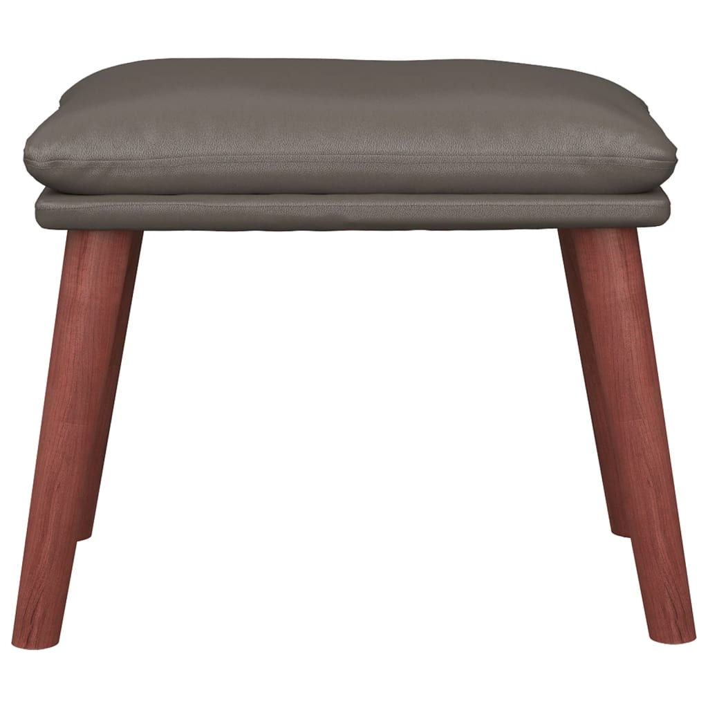 Fußhocker Schwarz 45x29,5x35 cm Kunstleder