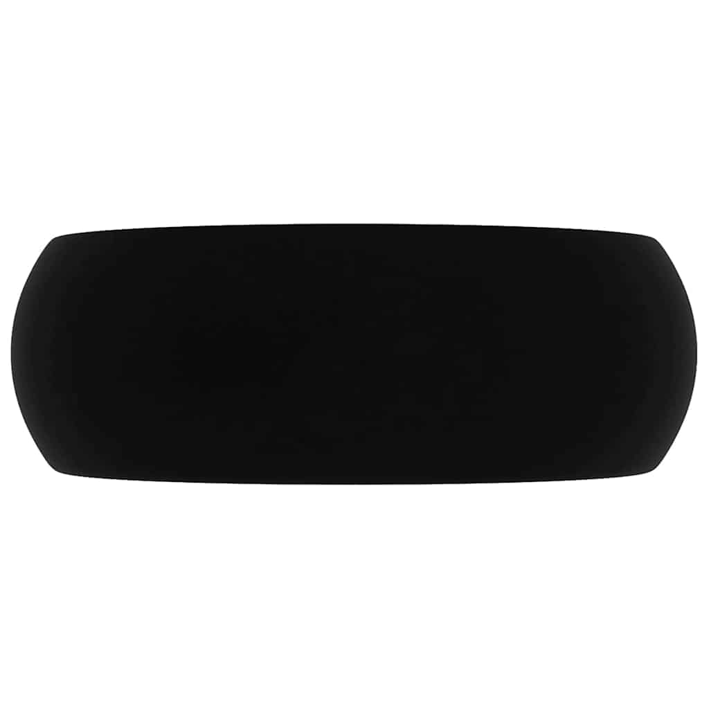 Luxuriöses Waschbecken Rund Matt Weiß 40x15 cm Keramik