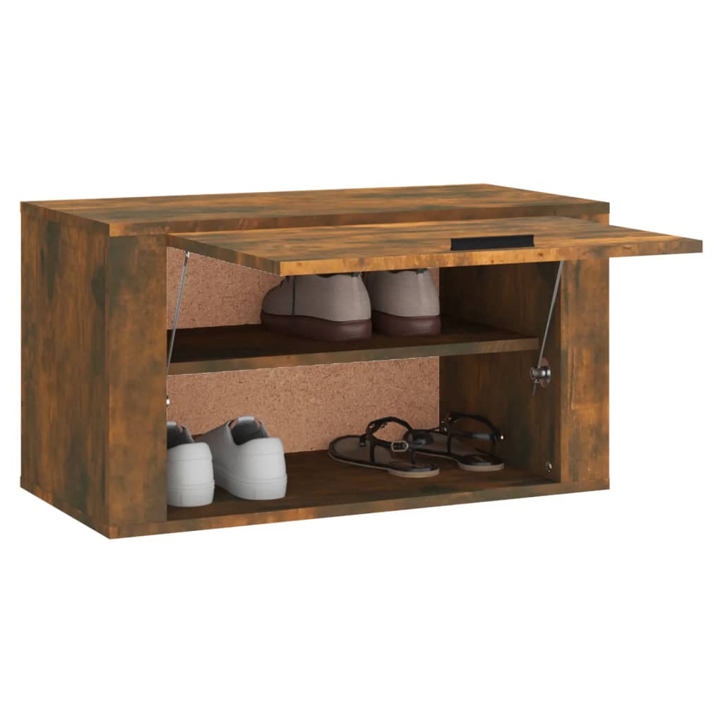 Wand-Schuhschrank Weiß 70x35x38 cm Holzwerkstoff