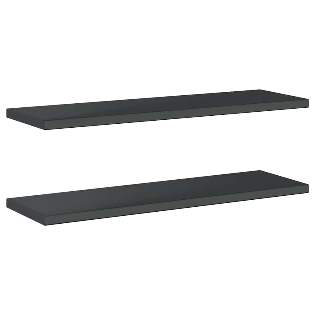 Wandregale 2 Stk. 100x40 cm Silbern Edelstahl