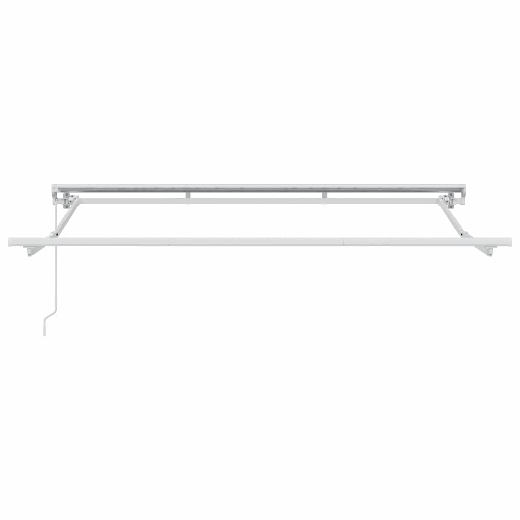 Markisenrahmen Verstellbar Weiß 2,5 x 2 m Stahl
