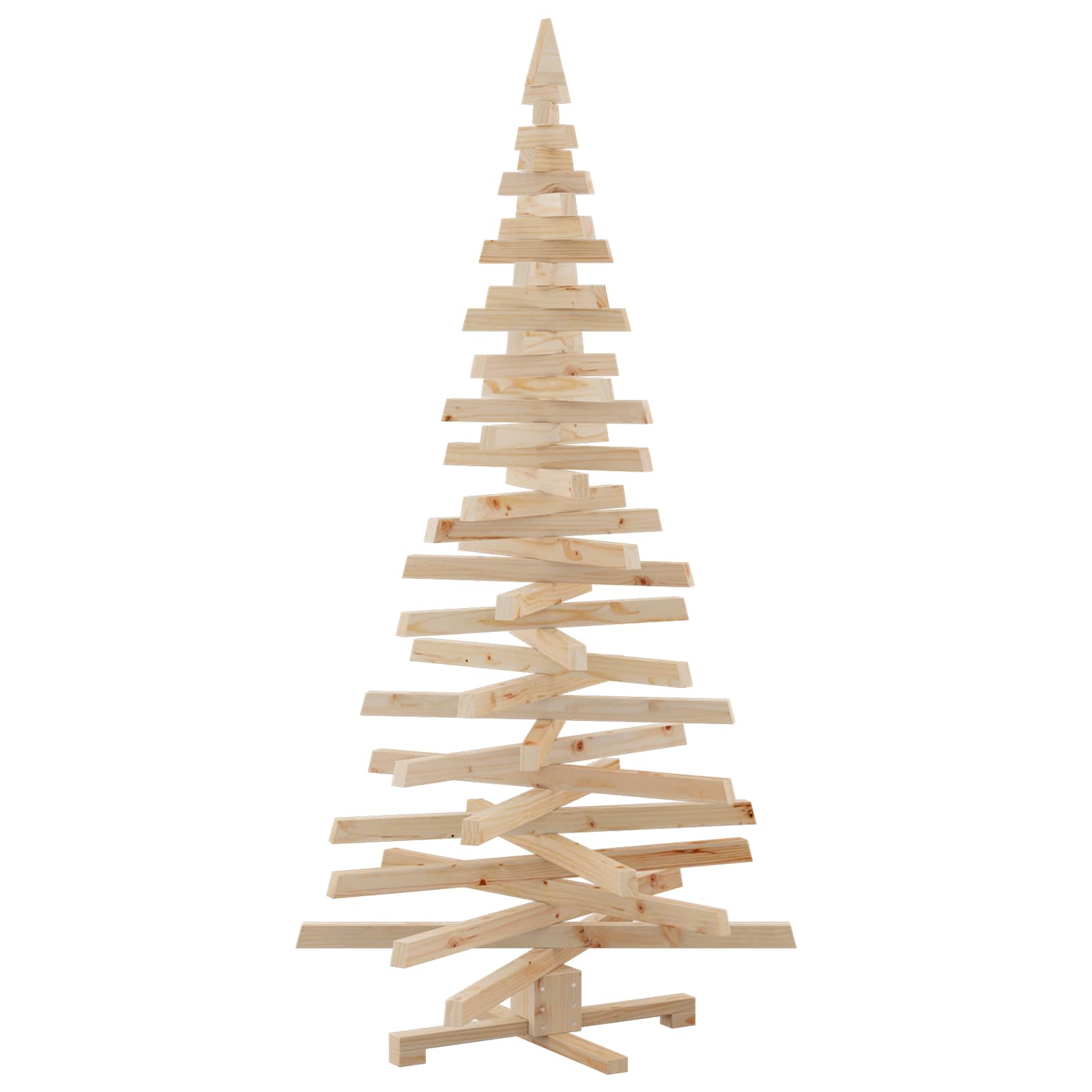 Weihnachtsbäume mit Ständer Natur 60 cm Massivholz Kiefer