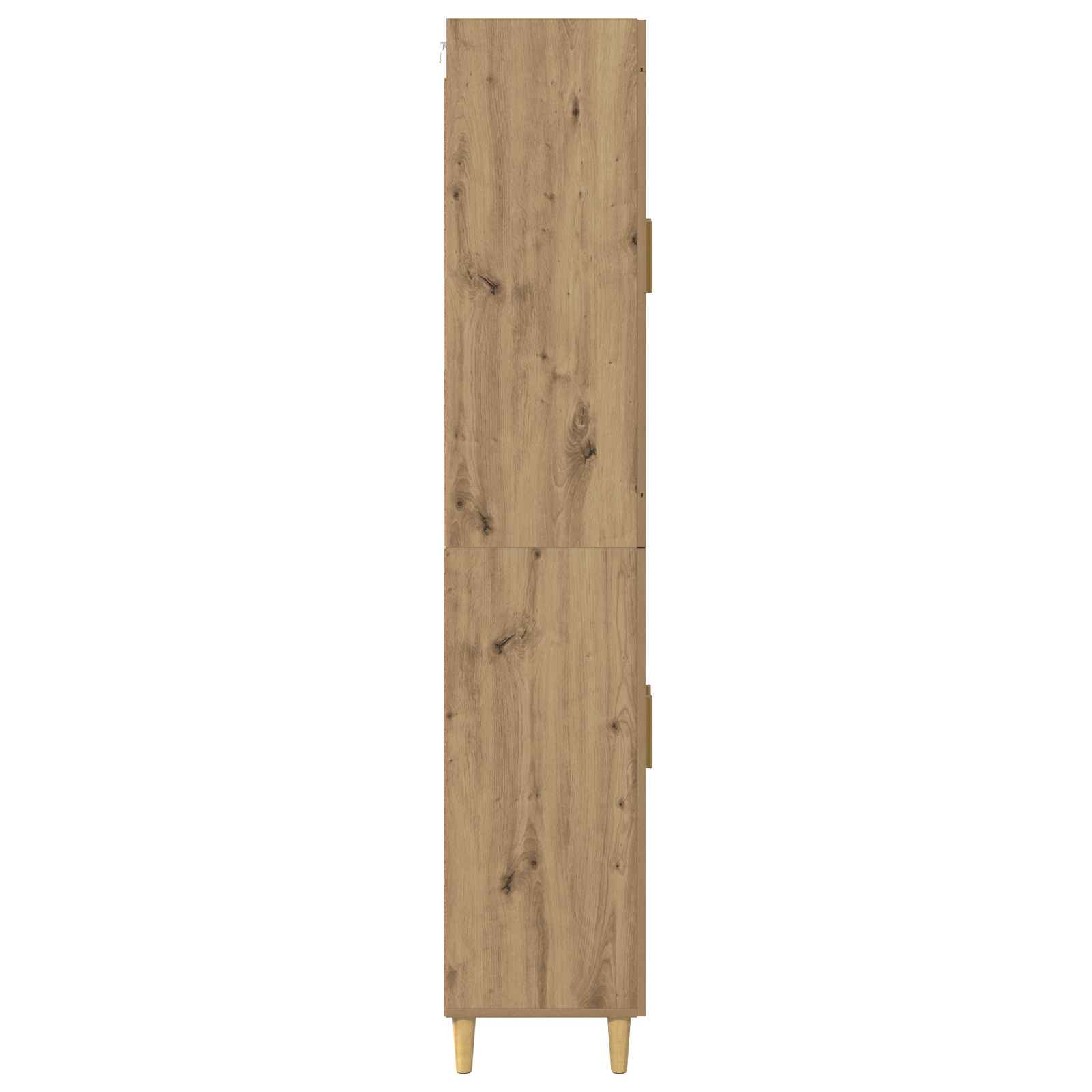 Highboard Altholz 69,5 x 34 x 180 cm Holzwerkstoff