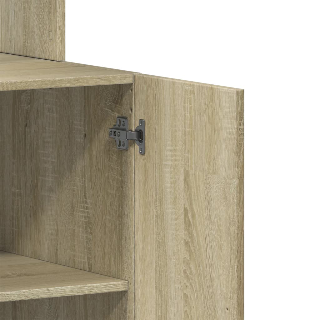 Küchenschrank Weiß 60x50x180 cm Holzwerkstoff