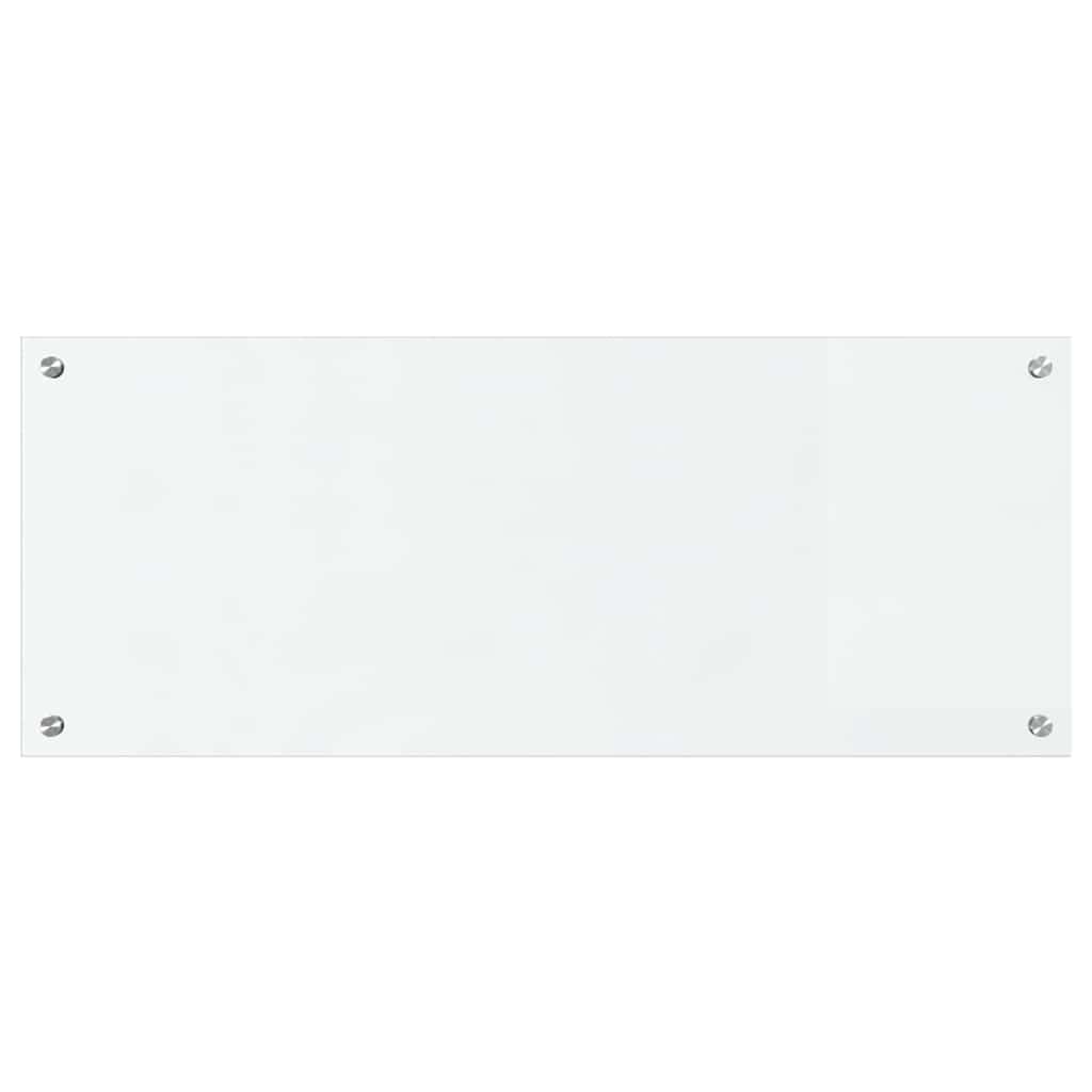 Küchenrückwand 2 pcs Weiß 70 x 40 cm Gehärtetes Glas
