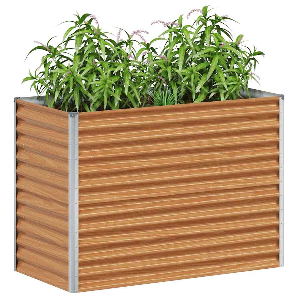 Garten-Hochbeet 100 x 50 x 36 cm Cortenstahl