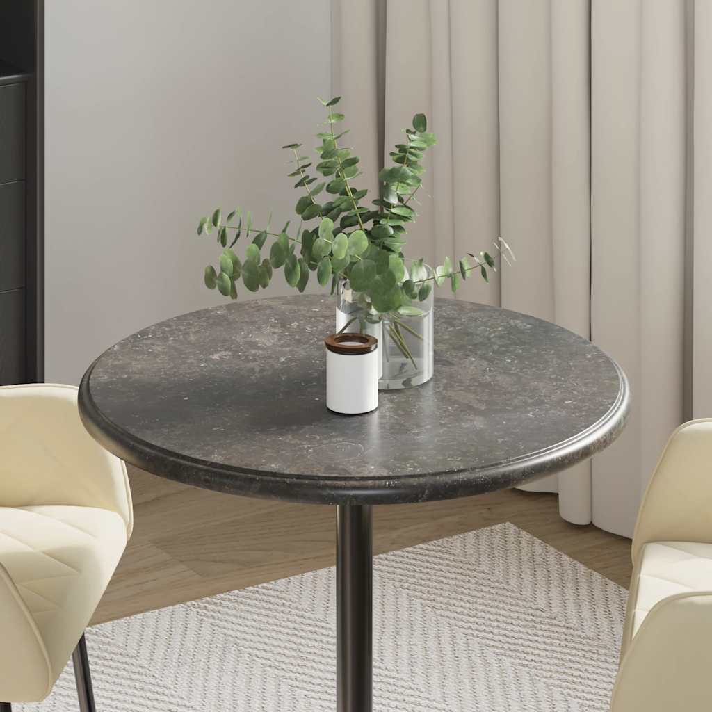 Tischplatte Creme Ø40x2,5 cm Marmor
