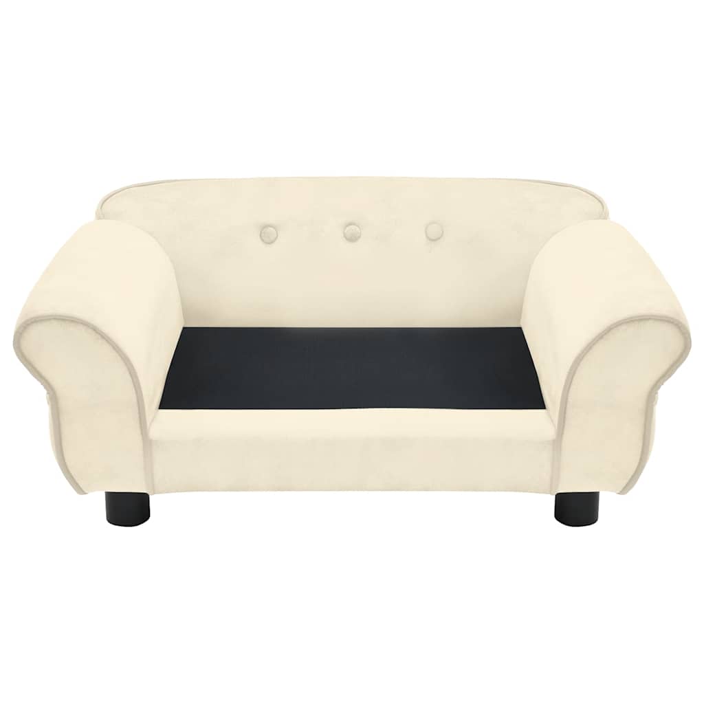 Hundesofa Dunkelgrau 72x45x30 cm Plüsch