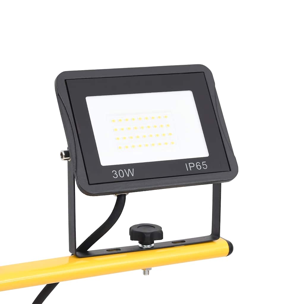 LED-Fluter mit Stativ 2x10 W Warmweiß