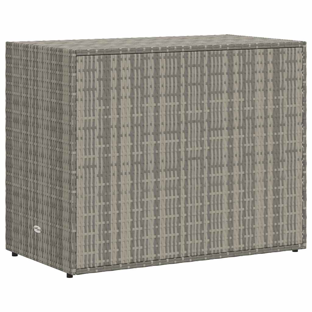 Gartenschrank Schwarz 100 x 55,5 x 80 cm Poly Rattan
