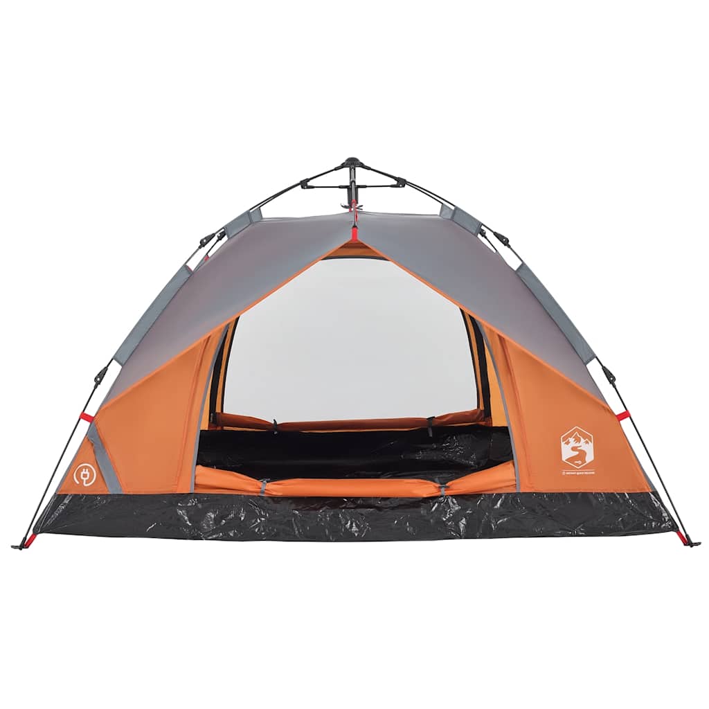 Kuppel-Campingzelt 2 Personen Grün Quick Release