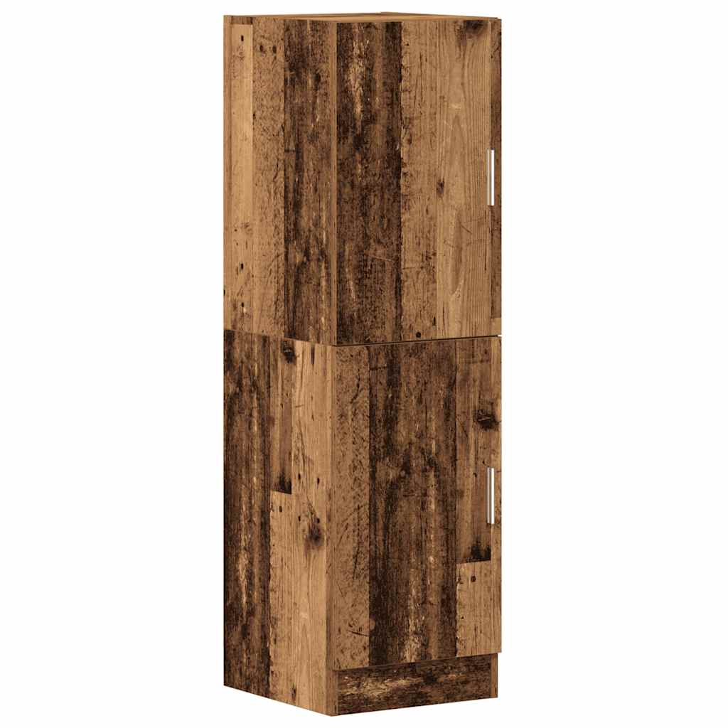 3-tlg. Küchenschrank-Set Weiß Holzwerkstoff