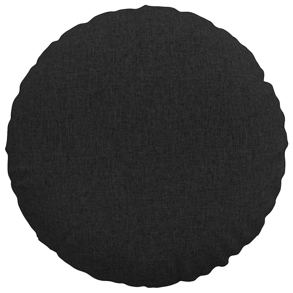 Sitzkissen 2 pcs Hellgrau Ø30 x 13 cm Stoff