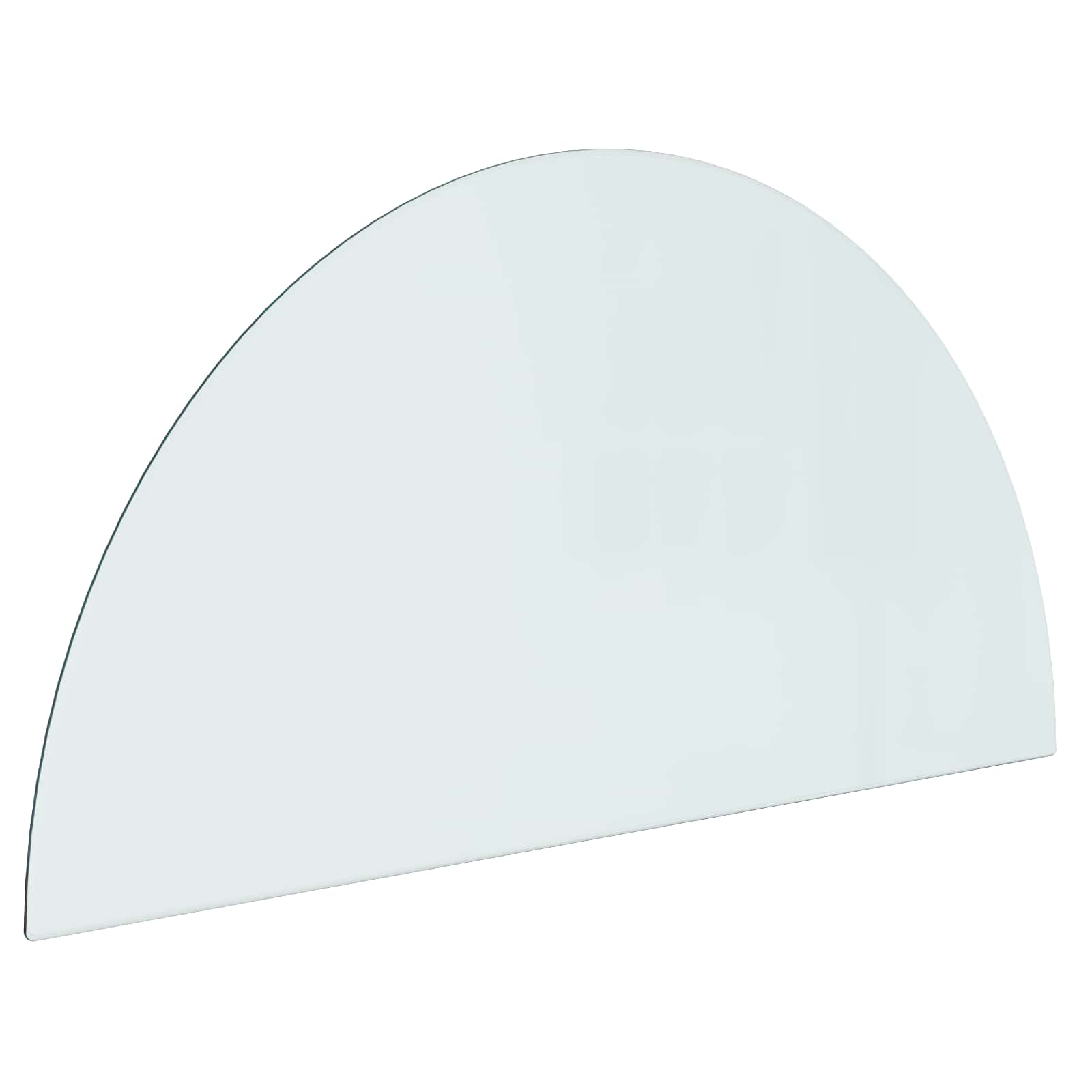 Feuerstelle Glasplatte Transparent 800 x 500 mm Glas