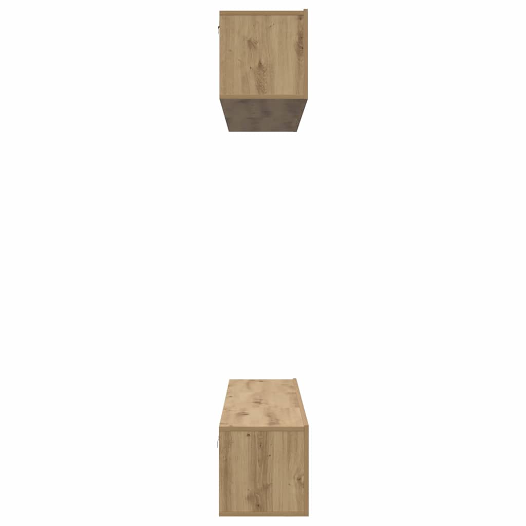 5-tlg. TV-Schrank-Set Weiß Holzwerkstoff