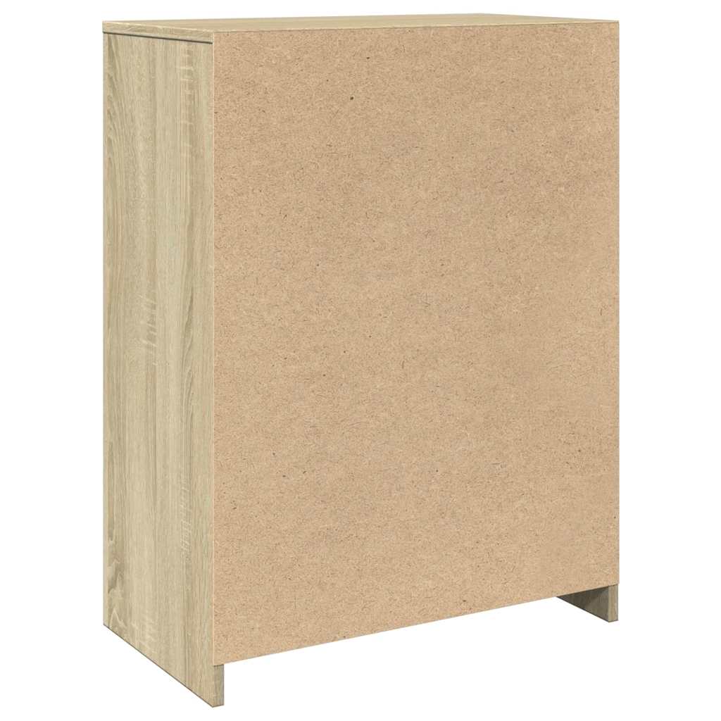 Badezimmerschrank Weiß 60x33x80 cm Holzwerkstoff