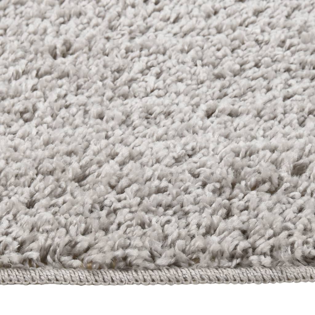 Anti-Rutsch Shaggy Teppich Dunkelgrau 200 x 200 cm PP