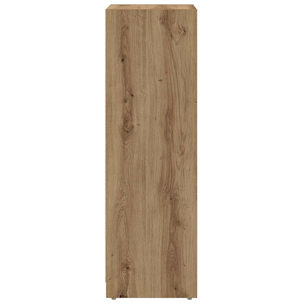 Badezimmerschrank Weiß 30x30x95 cm Holzwerkstoff