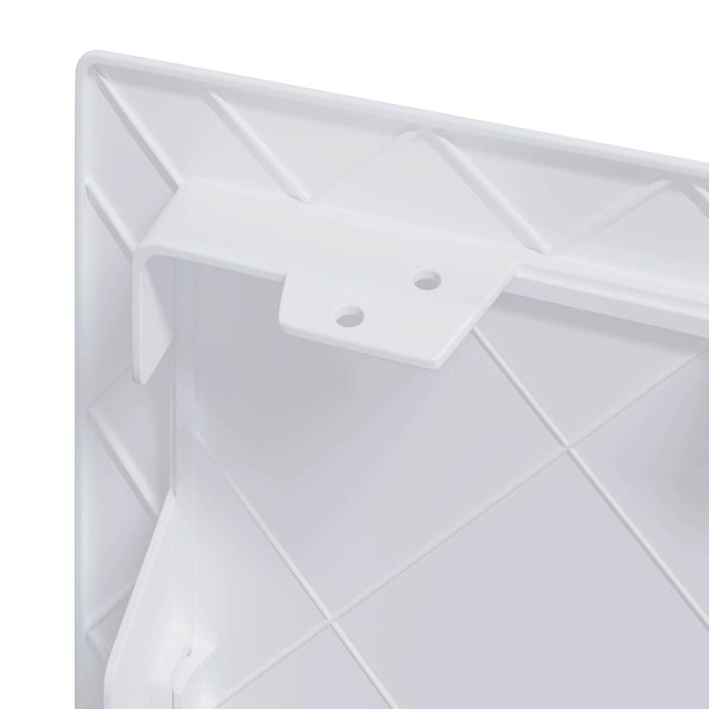 Zugangspanels 2 pcs Weiß 15 x 15 cm ABS Kunststoff