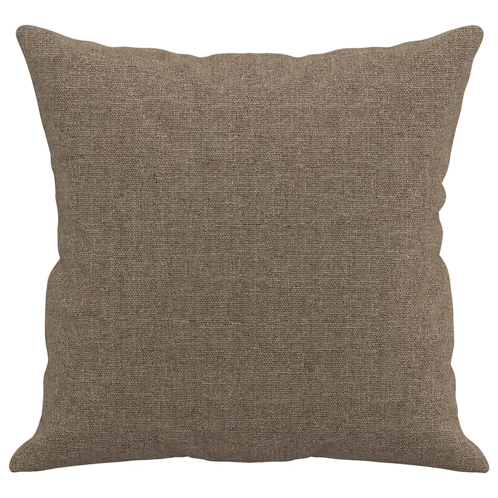 Zierkissen 2 Stk. Hellgrau 40x40 cm Stoff