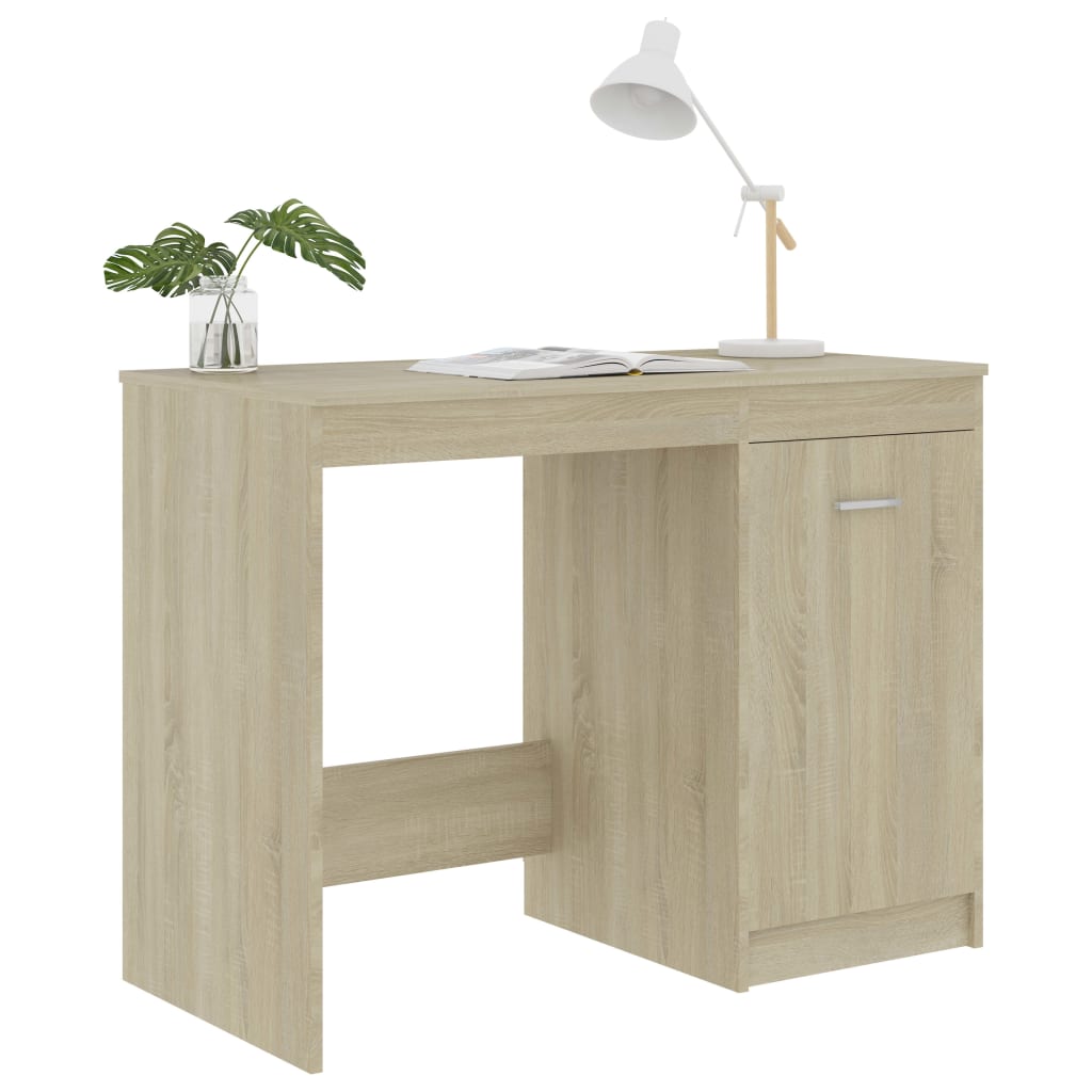 Schreibtisch Weiß 100×50×76 cm Holzwerkstoff