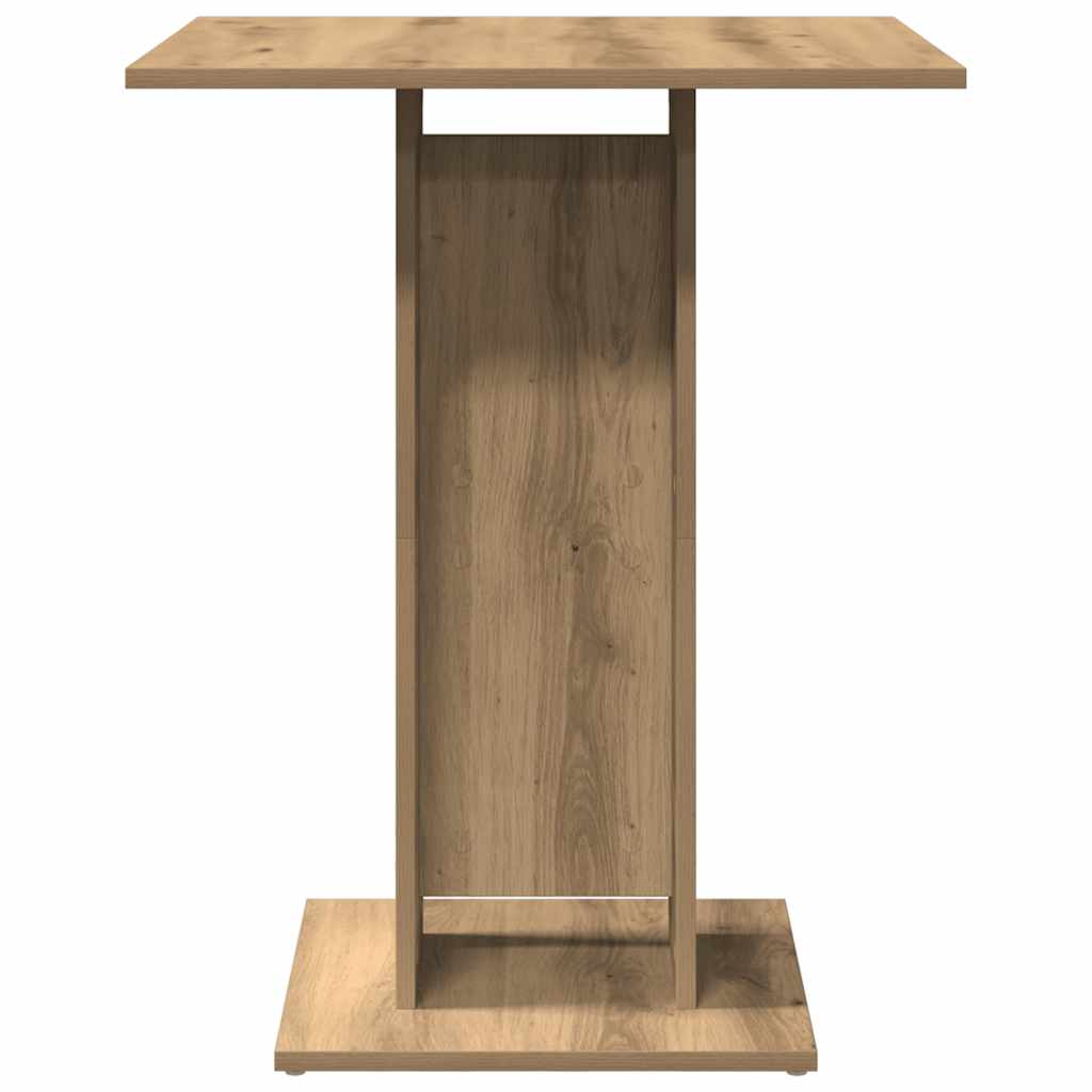 Bistrotisch Weiß 60x60x75 cm Holzwerkstoff