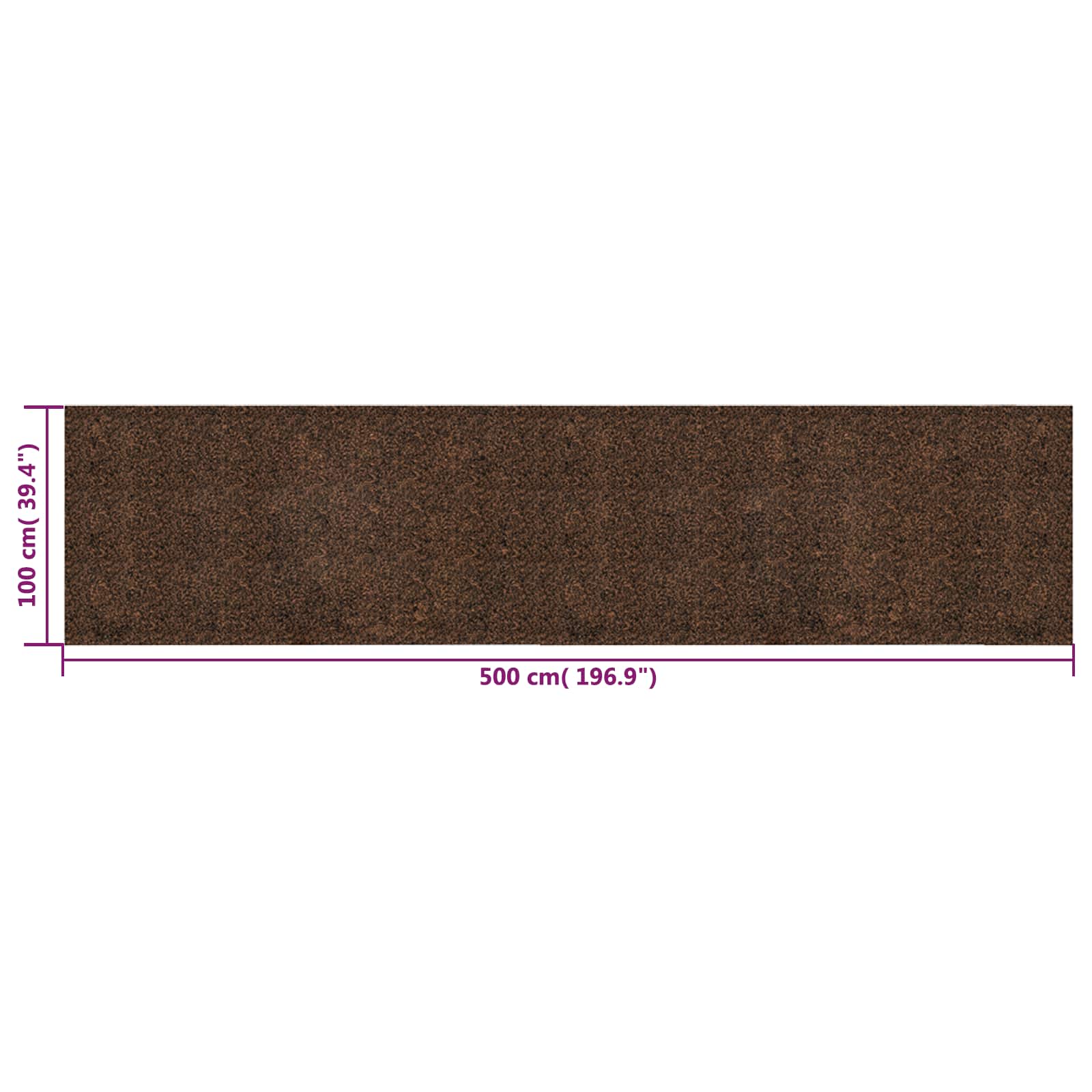 Korkrolle Braun 200 x 100 cm Kork und Gummi
