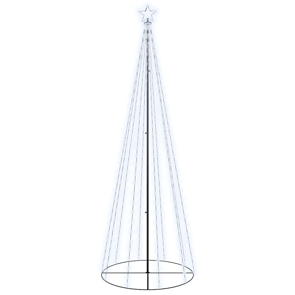 LED-Weihnachtsbaum Kegelform Warmweiß 108 LEDs 70x180 cm