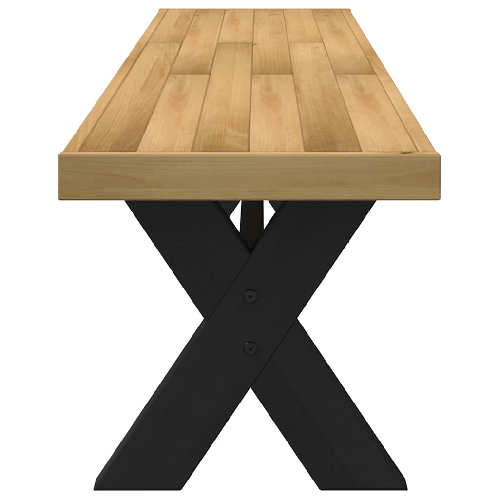 Esstischbank NOAIN 180 x 41 x 45 cm Massives Kiefernholz