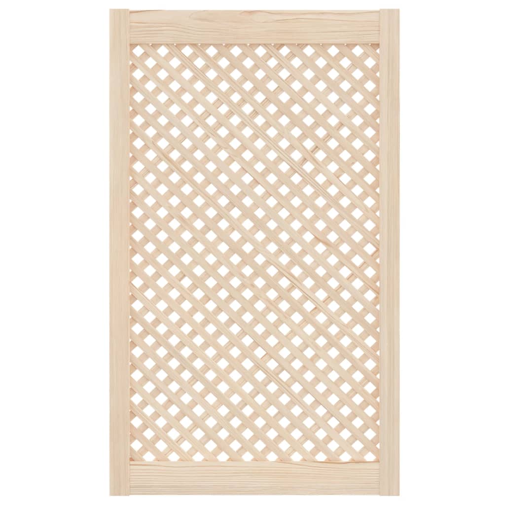 Schranktüren 2 Stk. Gitter-Design 39,5x39,5cm Massivholz Kiefer