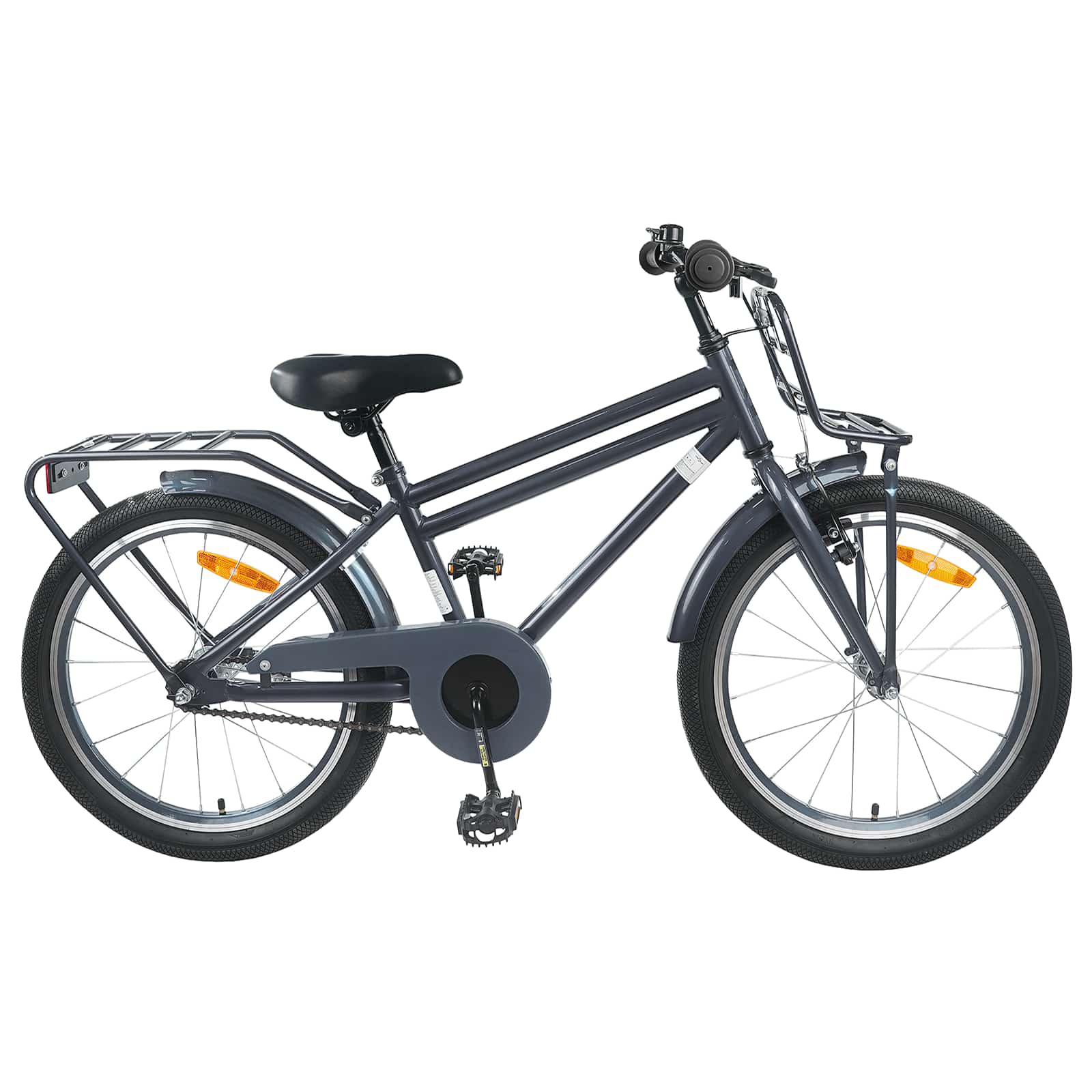 Kinderfahrrad 12 Zoll für 2-4 Jahre alt Schwarz