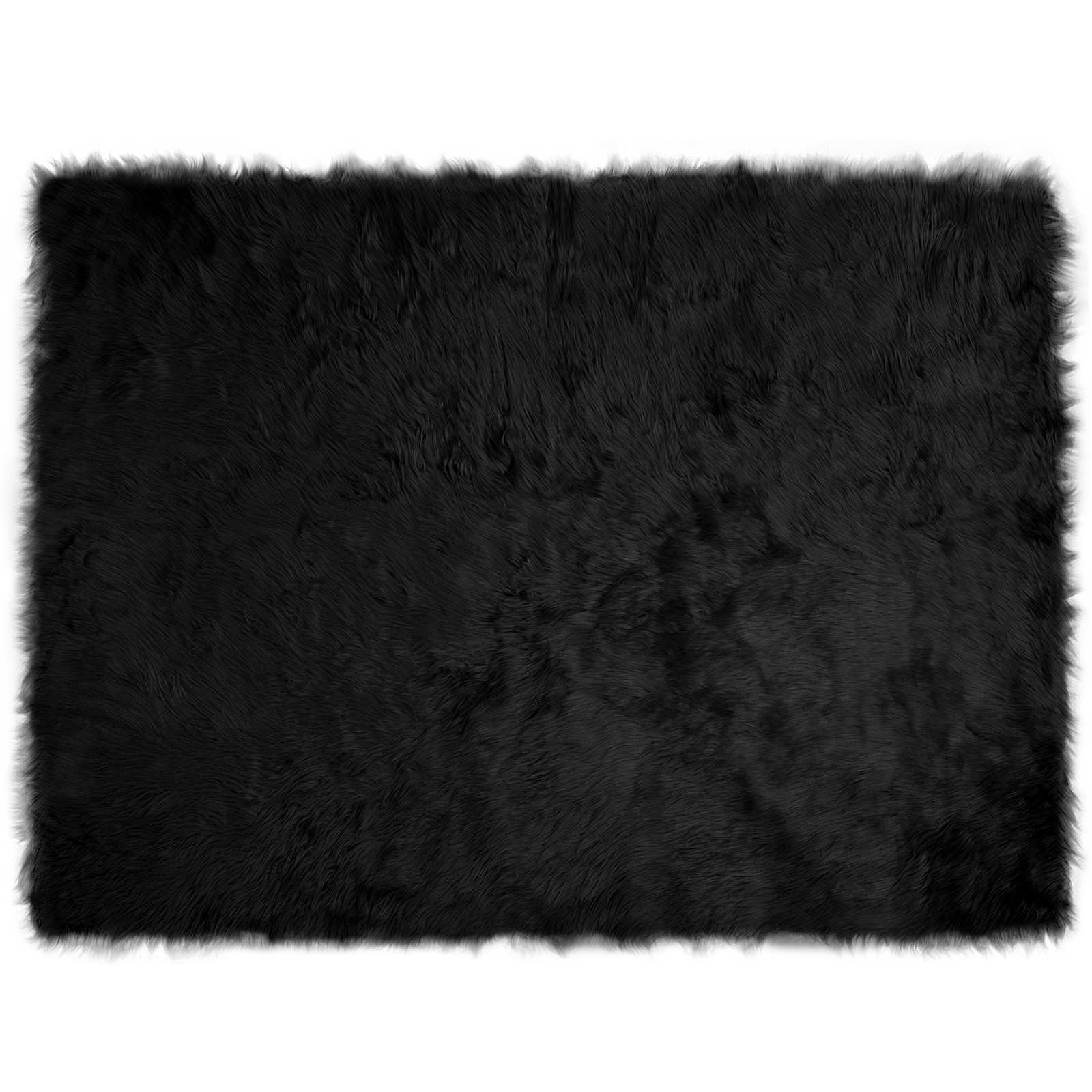 Teppich aus Kunstschaffell TAFALLA Weiß 60 x 110 cm Polyester