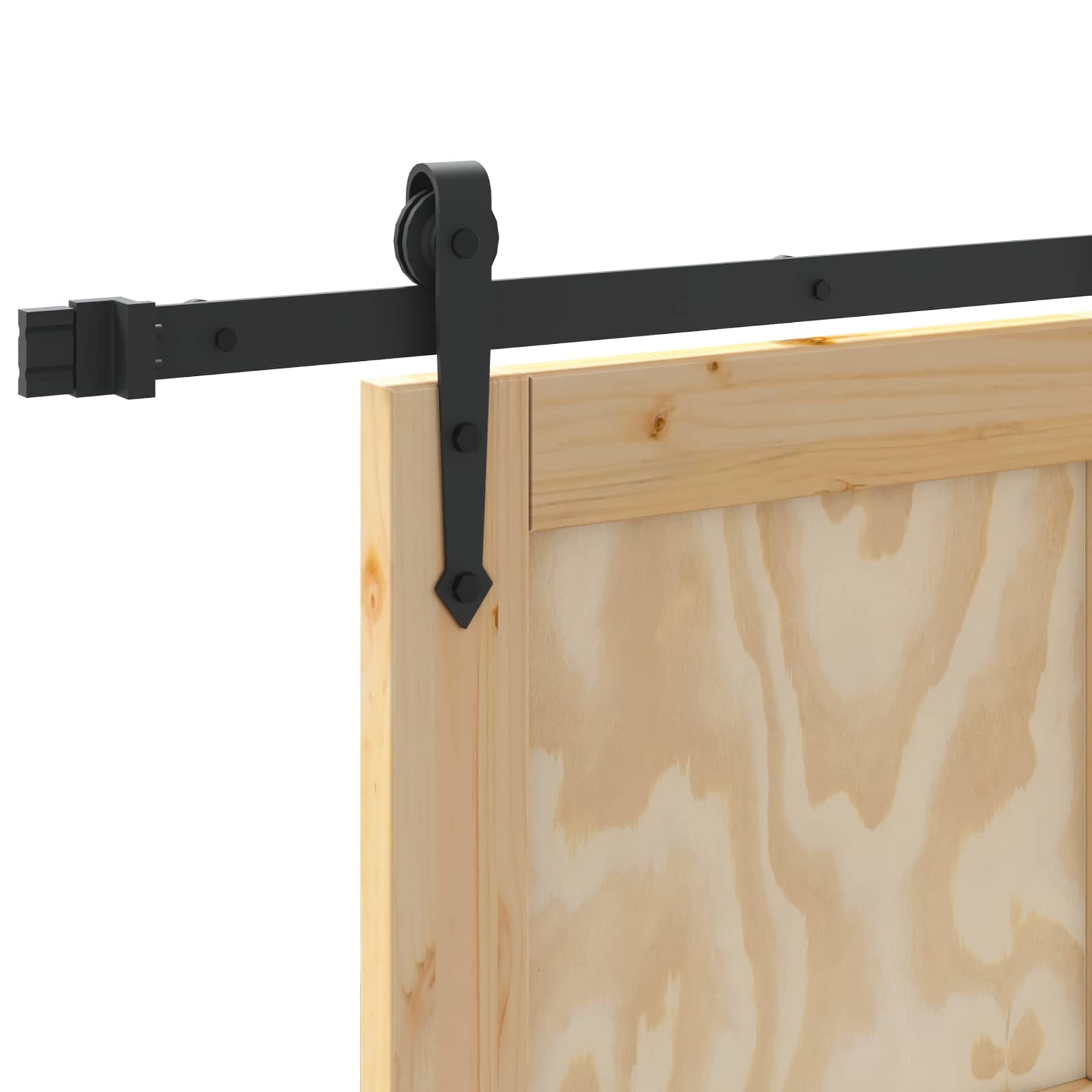 Schiebetür ORKDAL Natur 61 x 198,5 cm Massives Kiefernholz