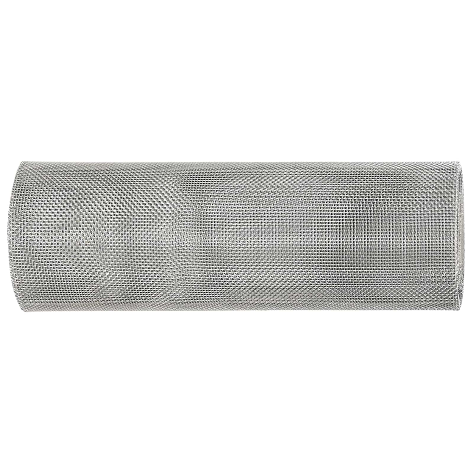 Mesh Bildschirm 20 x 500 cm 20 Mesh Edelstahl 201 Silber