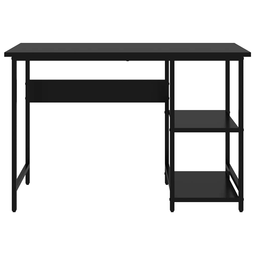 Computertisch Weiß 105x50x72 cm MDF und Metall