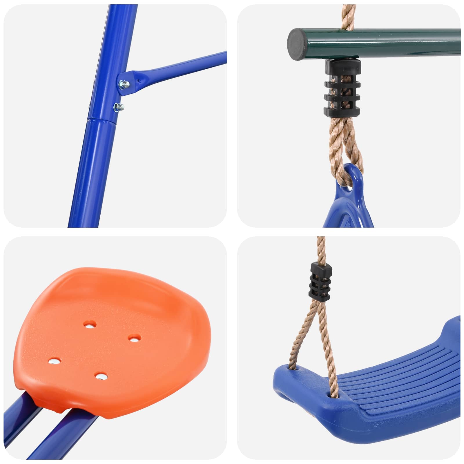 Schaukel-Set mit 2 Schaukelsitzen