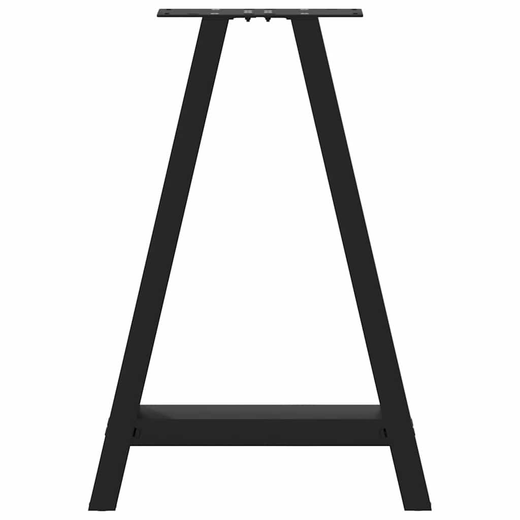 Couchtischbeine A-Form 2 Stk. 30x(30-31) cm Stahl